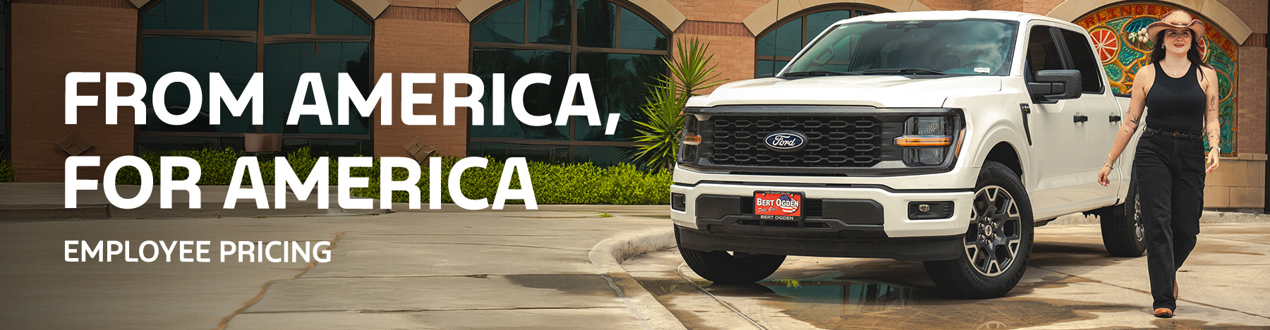 From America, For America. Employee Pricing.
