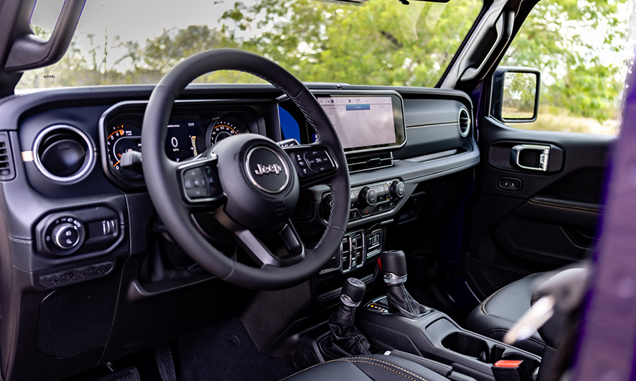 Jeep wrangler interior