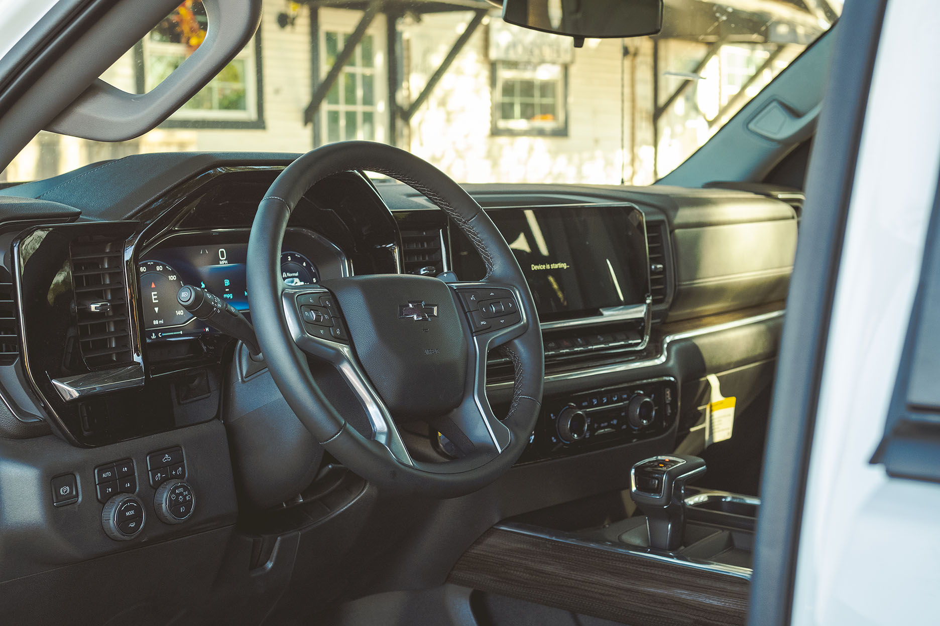 Interior view of a Chevy