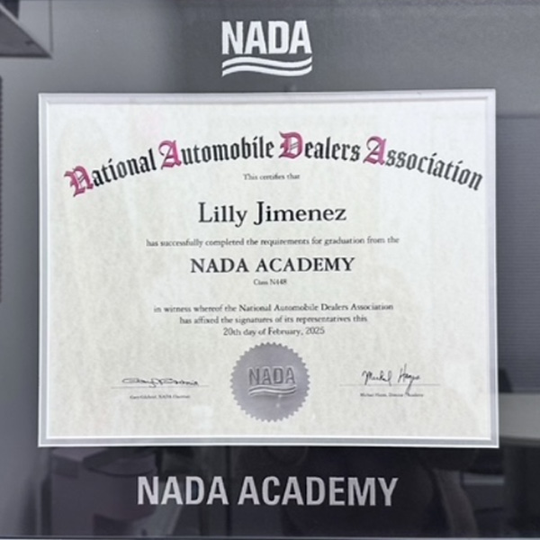 NADA Certification