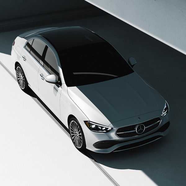 Above shot of 2026 Mercedes-Benz C-Class parked