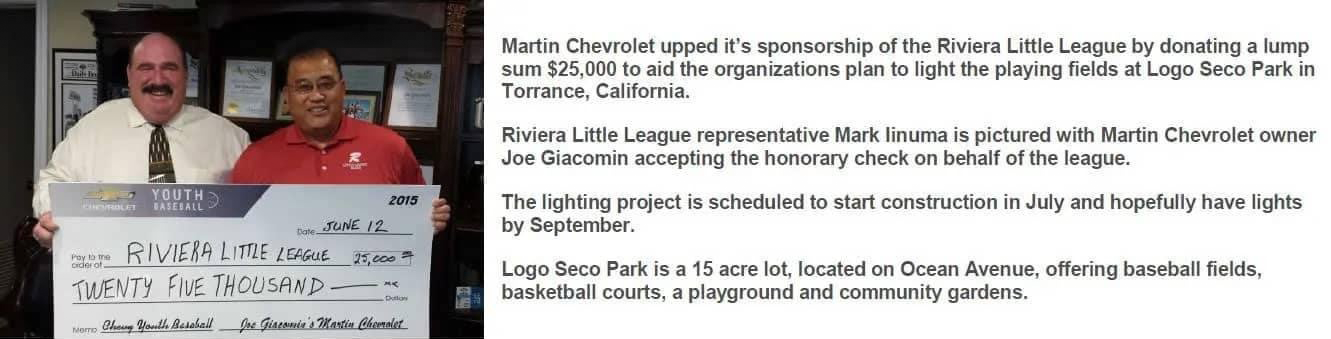Martin Chevrolet Community Involvement