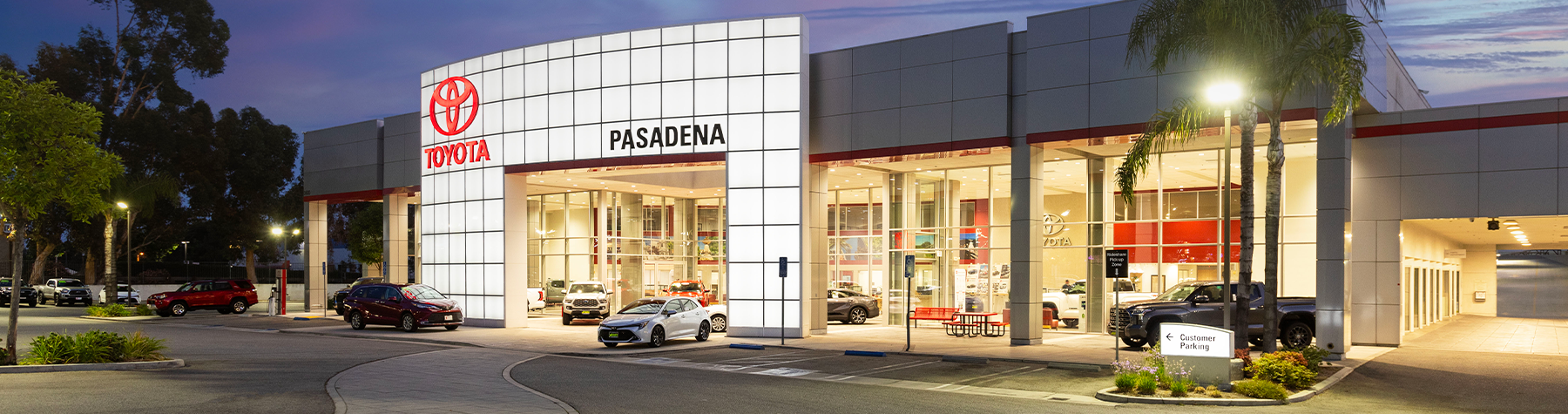 Toyota Pasadena store front