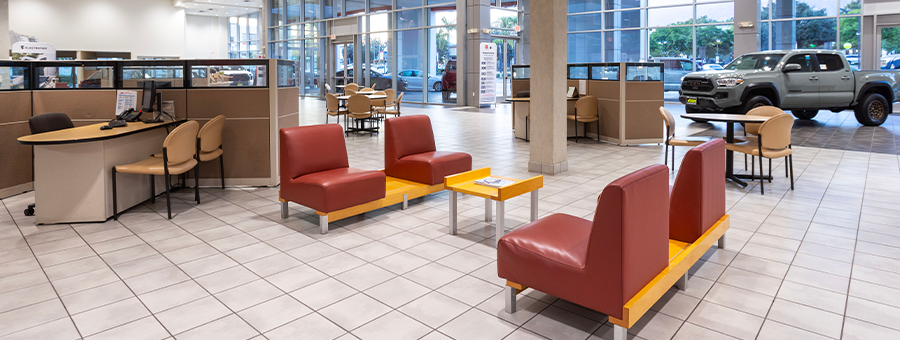Toyota Pasadena store interior