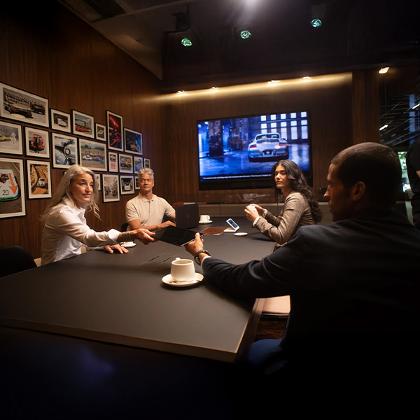 Meetings at the Porsche Studio Portland.