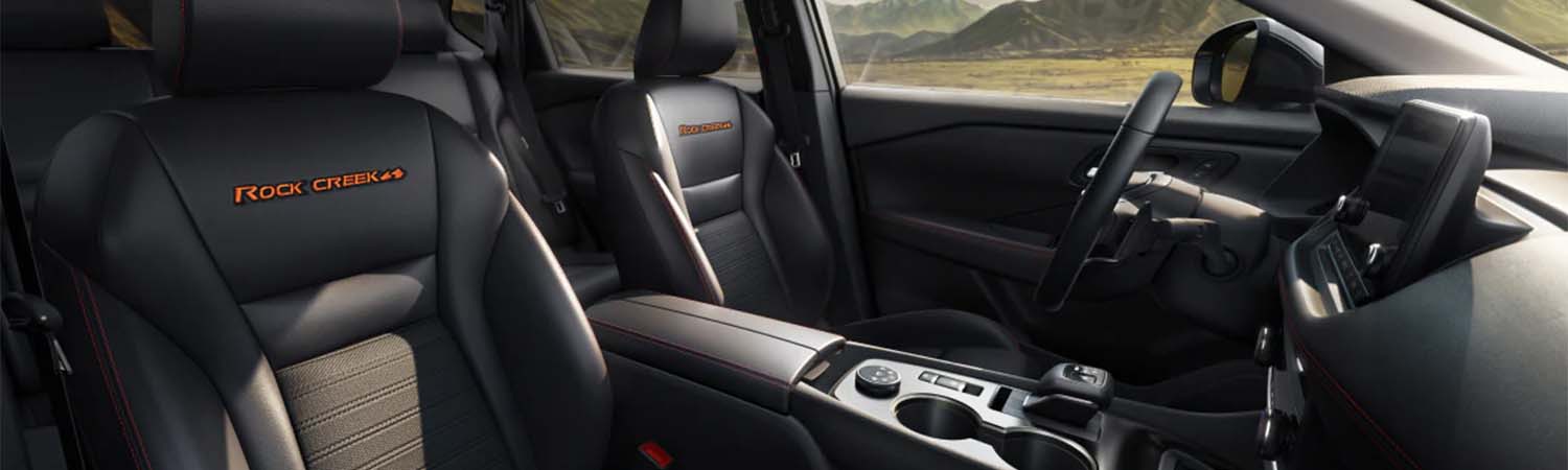 Nissan Rogue Rock Creek Edition interior
