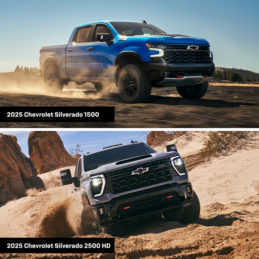 2025 Chevy Silverado 1500 vs. Silverado 2500 HD